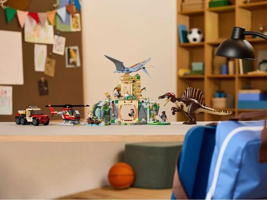 LEGO Конструктор LEGO Jurassic World Повітряна місія зі спинозавром і кетцалькоатлем 76976 фото