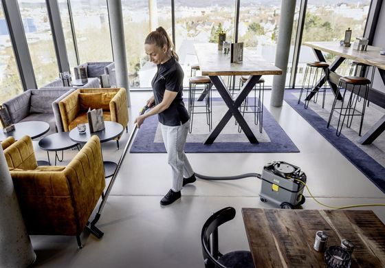 Karcher Professional vacuum cleaner Karcher T 15/1 MODULAR RANGE! 585W 185mBar container 15l dry cleaning 6.40kg 1.355-300.0 фото