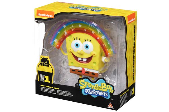 Ігрова фігурка SpongeBob Masterpiece Memes Collection Rainbow SB EU691001 фото