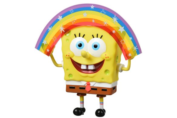 Ігрова фігурка SpongeBob Masterpiece Memes Collection Rainbow SB EU691001 фото