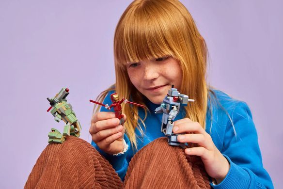LEGO Конструктор Super Heroes Залізна людина та Бойова Машина проти Хаммер Дронів 76320 фото