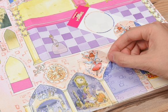 Набір перевідних наклейок Scribble Down з онлайн додатком Казка про принцесу, А4 SD/21 фото
