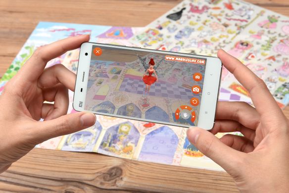 Набор переводных наклеек Scribble Down с онлайн приложением Сказка о принцессе, А4 SD/21 фото