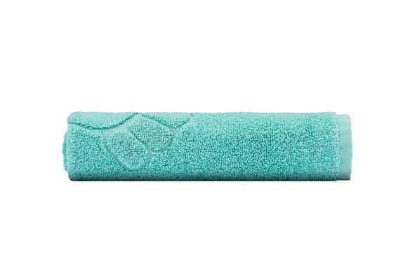 ARDESTO Коврик для ног махровый Benefit, 50х70см, 100% хлопок, аква