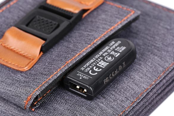 2E Портативна сонячна панель, 14 Вт зарядний пристрій, USB-A 5V/2.4A 2E-PSP0010 фото