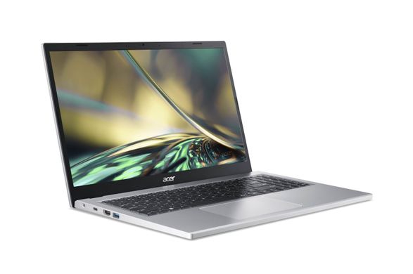 Acer Ноутбук Aspire 3 A315-510P 15.6" FHD IPS, Intel i3-N305, 16GB, F512GB, UMA, Lin, сріблястий NX.KDHEU.00B фото