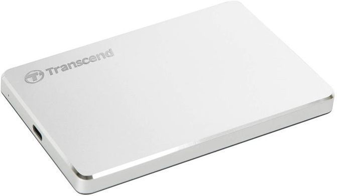 Transcend StoreJet 25C3S[Портативный жесткий диск 2TB USB 3.1 Type-C StoreJet 25C3S Серебристый] TS2TSJ25C3S фото