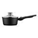 ARDESTO Saucepan with glass lid Gemini Bari, 1.3l, aluminum, black 3 - магазин Coolbaba Toys