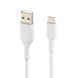 Belkin Кабель USB-A - USB-С PVC 1m White 2 - магазин Coolbaba Toys