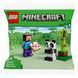 LEGO Конструктор &laquo;Рекрутинг в Minecraft&raquo;: Стив и маленькая панда 1 - магазин Coolbaba Toys