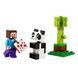 LEGO Конструктор &laquo;Рекрутинг в Minecraft&raquo;: Стив и маленькая панда 2 - магазин Coolbaba Toys