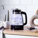 Электрочайник Russell Hobbs Hourglass, 1.7л, стекло , подсветка, черно-серебристый 4 - магазин Coolbaba Toys