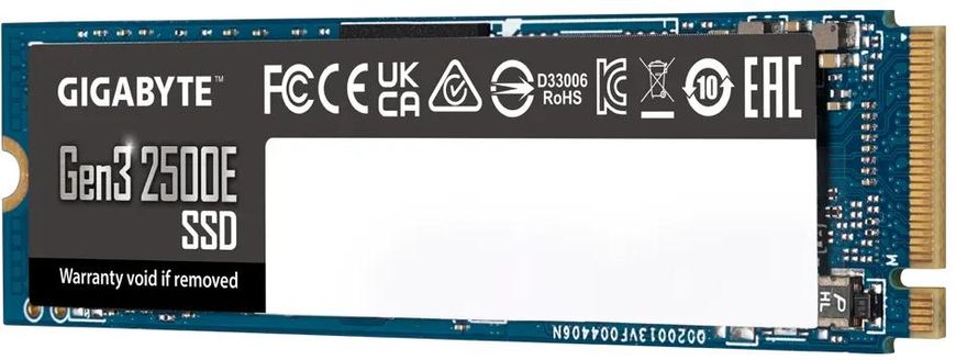 Gigabyte Накопитель SSD M.2 1TB PCIe 3.0 2500E G325E1TB фото