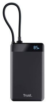 Trust Акумулятор портативний літій-іонний power bank Trust Fiera, 10000мА&middot;год, 2хUSB-C, 20W, PD/QC 3.0, чорний 25880_TRUST фото