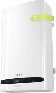 Tesy Водонагрівач електр. Bellislimo Cloud плаский GCR 502722 E31 ECW Wi-Fi, 50л, 2,2кВт, ун. монтаж, електр. кер-ння, B, білий