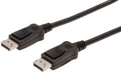 Кабель DIGITUS DisplayPort (AM/AM) 2m, black AK-340100-020-S фото