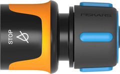 Коннектор для шланга Fiskars Watering 1/2-5/8" с автостопом 1027080 фото