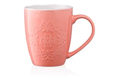 ARDESTO Чашка Barocco, 330 мл, розовая , фарфор AR3458P фото