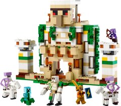 LEGO Конструктор Minecraft Крепость Железный голем 21250 фото