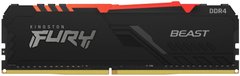 Kingston Пам'ять ПК DDR4 32GB 3600 FURY Beast RGB KF436C18BB2A/32 фото