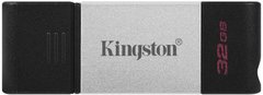 Накопичувач Kingston 32GB USB-C 3.2 Gen 1 DT80 - купити в інтернет-магазині Coolbaba Toys