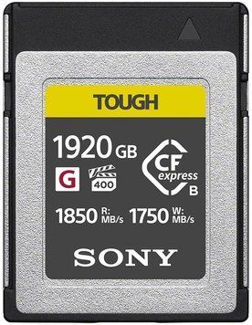 Sony Карта пам'яті Sony CFexpress Type B 1920GB R1850/W1750MB/s Tough CEBG1920T.CE7 фото