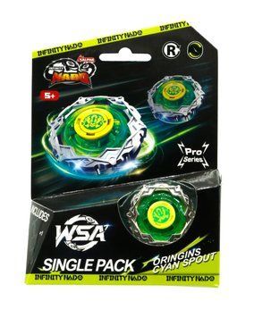 Infinity Nado Дзиґа VII Pro Series Single Pack Origins Ціановий Вихор (Cyan Spout) EU664621-3 фото