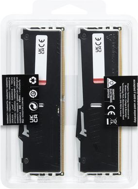 Kingston Пам'ять ПК Kingston DDR5 64GB KIT (32GBx2) 6000 FURY Beast KF560C36BBEAK2-64 фото