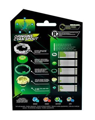 Infinity Nado Дзига VII Pro Series Single Pack Origins &laquo;Циановый Вихрь&raquo; (Cyan Spout) EU664621-3 фото