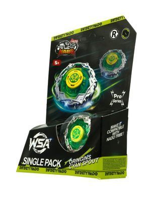 Infinity Nado Дзига VII Pro Series Single Pack Origins &laquo;Циановый Вихрь&raquo; (Cyan Spout) EU664621-3 фото