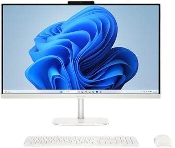 HP Комп'ютер персональний моноблок HP OmniStudio 27" FHD IPS, Intel 7-240H, 24GB, F512GB, UMA, WiFi, кл+м, DOS, білий D6QM8EA фото