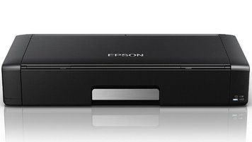 Epson Принтер ink color A4 WorkForce WF-100W mobile 11_14 ppm USB Wi-Fi 4 inks Pigment C11CE05403 фото