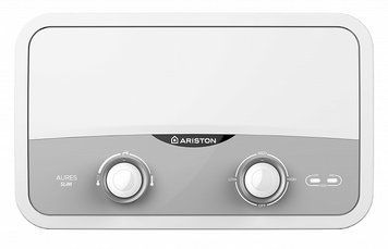 Ariston Водонагрівач електричний проточний AURES SF 5.5 COM 5.5 кВт, 3.1 л/хвилин, А