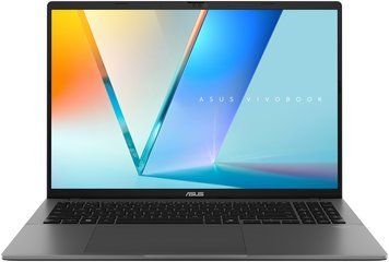 ASUS Ноутбук ASUS Vivobook S16 S3607VA-RP145 16" FHD IPS, Intel 7 240H, 16GB, F512GB, UMA, NoOS, Сірий 90NB1672-M00A30 фото