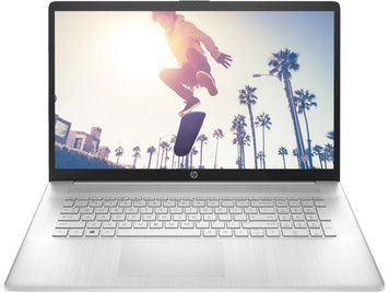 HP Ноутбук 17-cp2019ua 17.3" FHD IPS AG, AMD R5-7520U, 16GB, F512GB, UMA, DOS, серебристый AR8J4EA фото