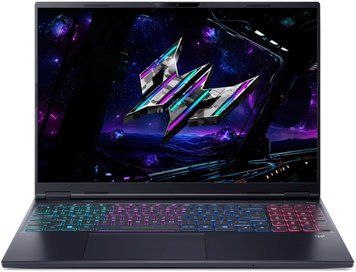 Ноутбук Acer Predator Helios Neo 16S AI PHN16S-I51 16" OLED, Intel U9-386H, 64GB, F1TB, NVD5070-8, Lin, чорний NH.U3TEU.008 фото