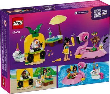 LEGO Конструктор LEGO Friends Вечірка єдинорога та фламінго біля басейну 42658 фото