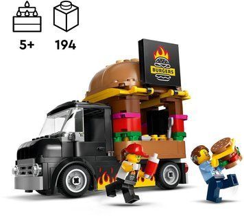 LEGO Конструктор City Вантажівка з гамбургерами 60404 фото