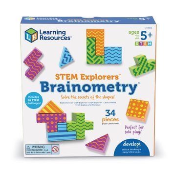 Навчальний ігровий набір LEARNING RESOURCES STEM Explorers&trade; Brainometry&trade; - КОЛЬОРОВА ГЕОМЕТРІЯ LER9306 фото