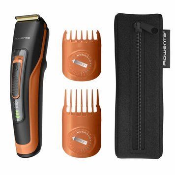 Rowenta Машинка для стрижки Sport Collection, акум., роторный мотор, насадок-2, кейс, сталь, черно-оранжевый TN5202F0 фото