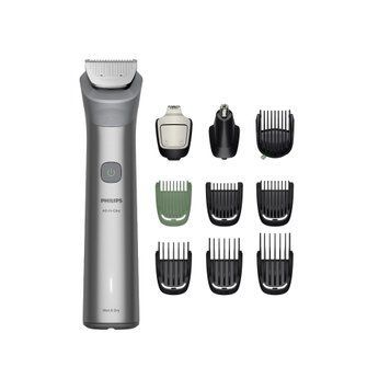 Philips Тример Philips Series 5000, для бороди, голови та тіла, насадок-10, сталь, сірий MG5921/15 фото