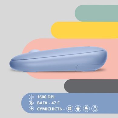 Мышь 2E MF300 Silent WL BT Stone blue 2E-MF300WBL фото