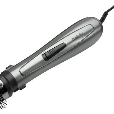 BaByliss Фен-щітка Xanadu, 1000Вт, 2 режими, хол. обдув, 2 насадки, сірий AS261E фото