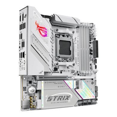 ASUS Материнcкая плата ROG STRIX B850-G GAMING WIFI sAM5 B850 4xDDR5 M.2 HDMI DP WiFi BT mATX белый 90MB1M30-M0EAY0 фото