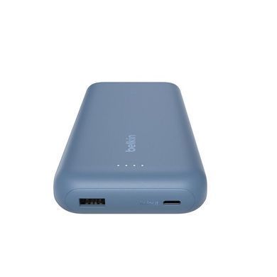Belkin Акумулятор портативний літій-іонний Power Bank Belkin 20000мА&middot;год, 20Вт, з інтегрованим кабелем USB-C, синій BPB024HQBL фото