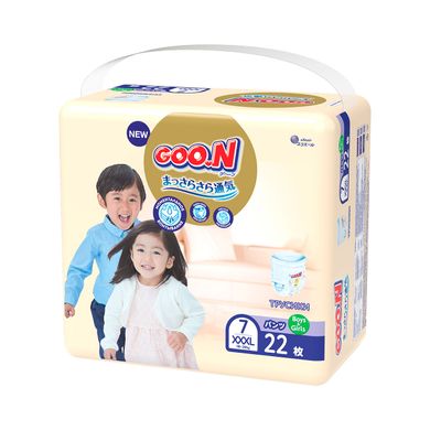 Трусики-подгузники GOO.N Premium Soft для детей 18-30 кг (размер 7(3XL), унисекс, 22 шт) 863231 фото