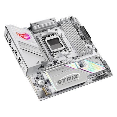 ASUS Материнcкая плата ROG STRIX B850-G GAMING WIFI sAM5 B850 4xDDR5 M.2 HDMI DP WiFi BT mATX белый 90MB1M30-M0EAY0 фото