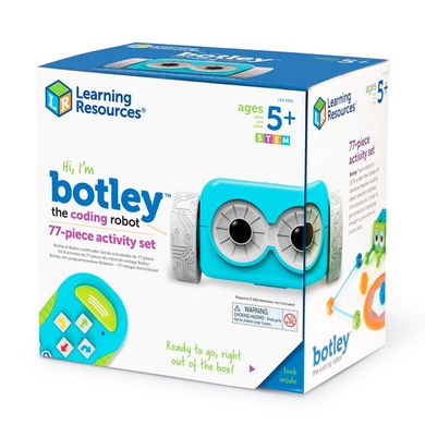 Игровой STEM-набор LEARNING RESOURCES – РОБОТ BOTLEY (программируемая игрушка-робот, пульт, аксесс.) LER2935 фото