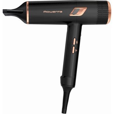 Rowenta Фен T-Shape Maesteria, 2000Вт, 3 режими, дифузор, іоніз-я, хол. обдув, чорний CV9920F0 фото