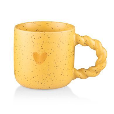 ARDESTO Mug My heart, 300ml, ceramic, yellow AR3082Y фото